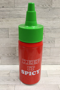 Sriracha Hot Sauce Collectible Tin with Chopsticks & Noodles - "Keep It Spicey"