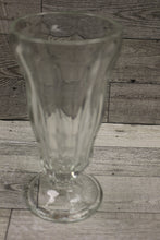 Load image into Gallery viewer, Vintage Clear Heavy Glass Footed Milkshake Sundae Parfait Glass - 6&quot; - Used