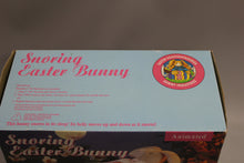 Load image into Gallery viewer, Vintage Gemmy Animated Snoring Easter Bunny - Used