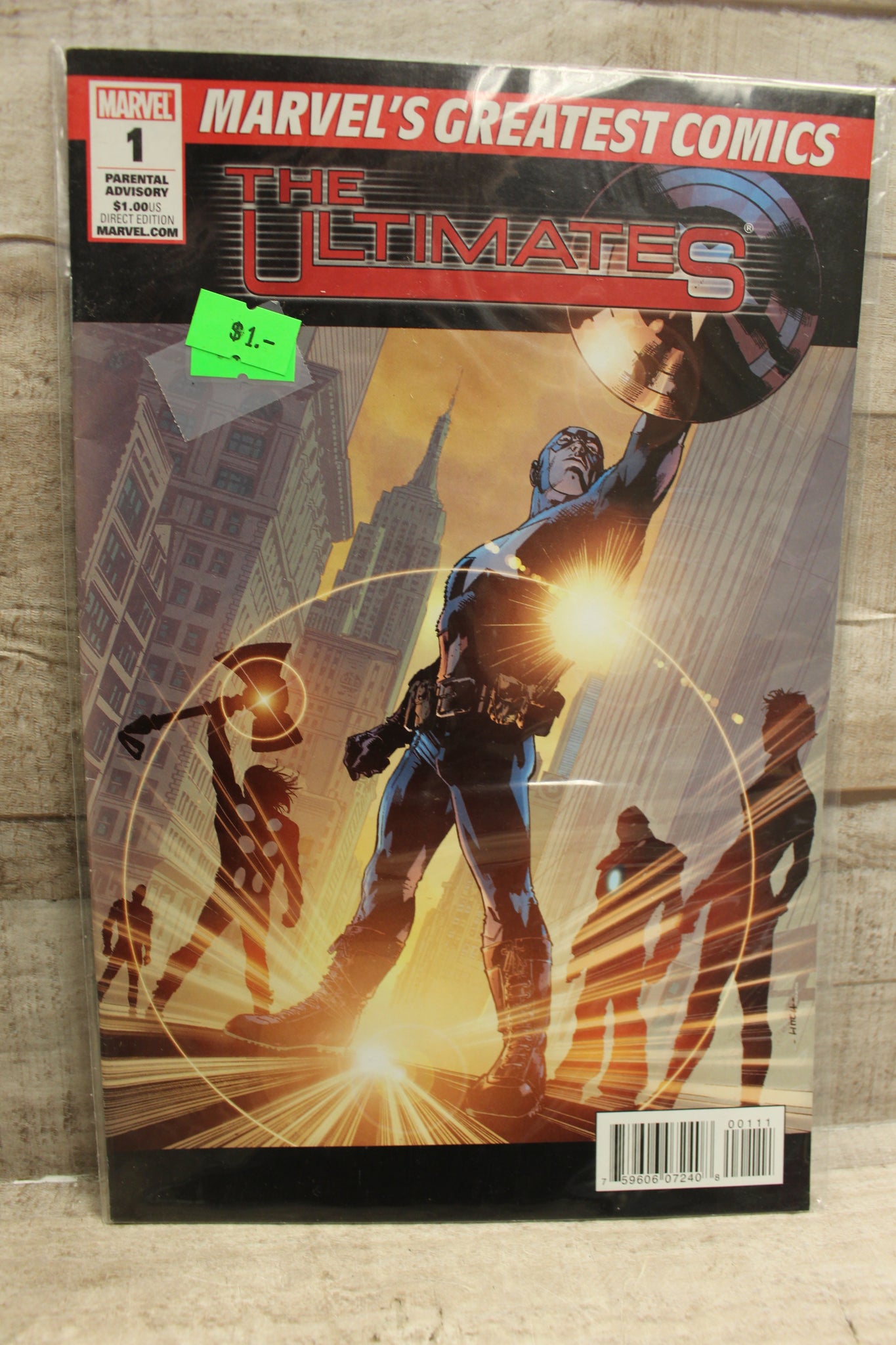 Superhuman Comic Marvel Comics The Ultimates #1 Superhuman Comic Book -Used – Military ...