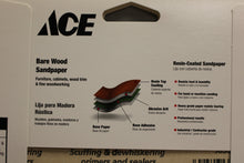 Load image into Gallery viewer, ACE Bare Wood Sandpaper - Assorted Pack of 60, 100, 150, 220 Grit - 9&quot; x 11&quot; NEW