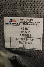 Load image into Gallery viewer, Belleville Men&#39;s 633ST Hot Weather Hybrid Steel Toe Assault Boot - 5.5R - Used
