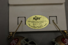 Load image into Gallery viewer, Russ NFL Touchdown Danglers Earrings - San Francisco 49ers Football - Used