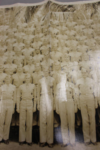 WWII US Army Panoramic Group Photograph Picture