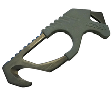 Load image into Gallery viewer, Gerber Strap Cutter With Sheath - Foliage Green - 2540-01-579-7929 - Used