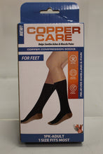 Load image into Gallery viewer, Copper Care Adult Compression Socks - One Size - New