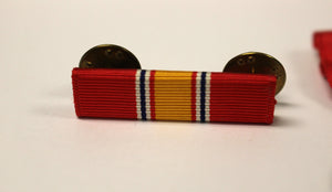 WWII National Defense Service Medal & Ribbon Set - Used
