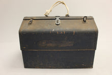 Load image into Gallery viewer, Vintage Military Aircraft Metal Mechanics Toolbox - 17" x 12" x 10" - Used