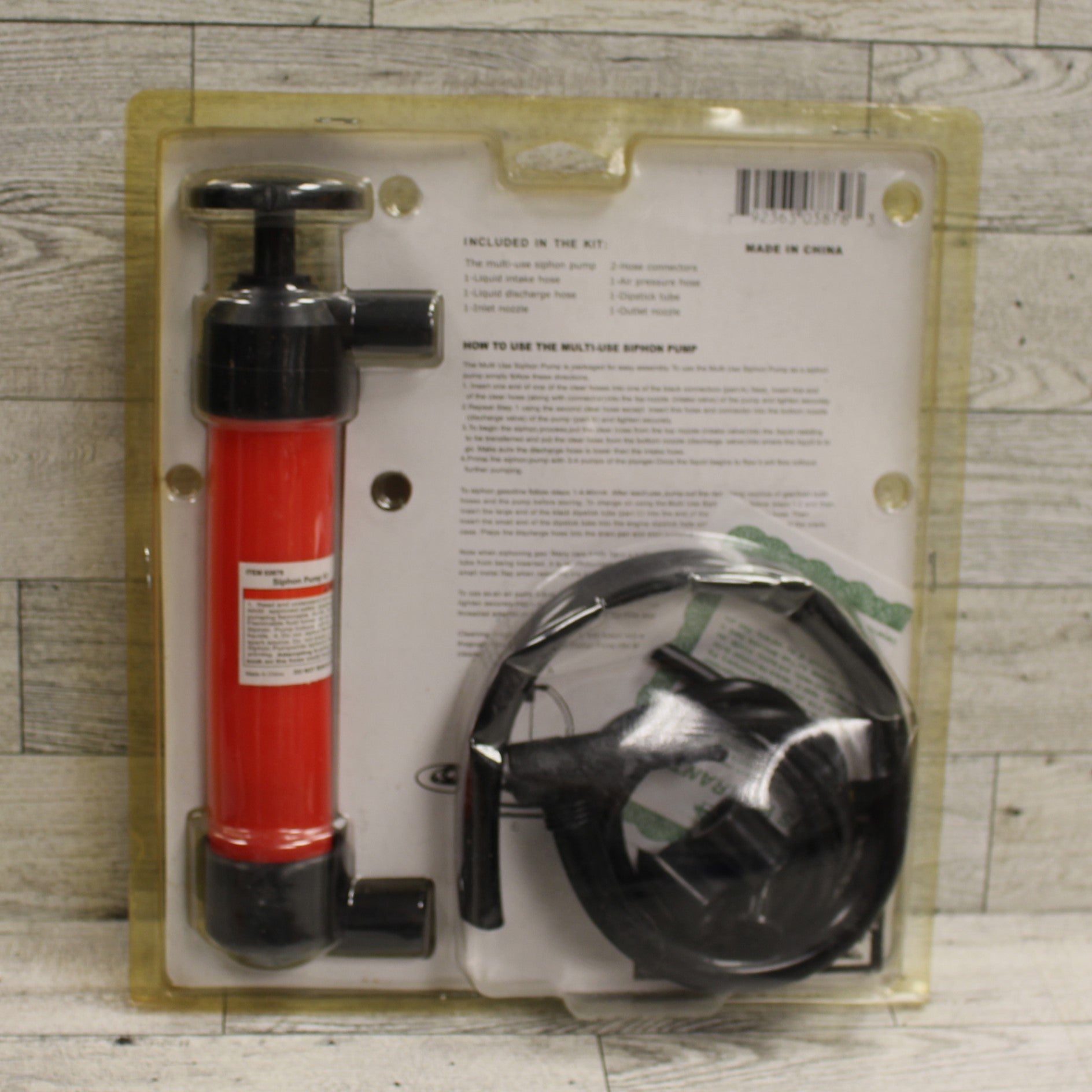 Harbor Freight Siphon Pump Kit 3878 New Military Steals and Surplus