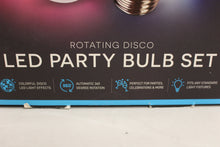 Load image into Gallery viewer, Smart Gear Rotating Disco LED Party Bulb Set - Set of 2 bulbs - New