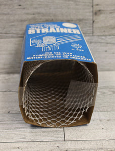 Billy Penn Epoxy Cotaed Gutter Strainer - White - 3" - New