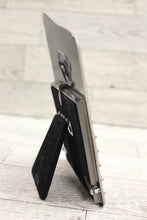Load image into Gallery viewer, RAJ Metal 3" x 3" Picture Frame - Pewter and Silvertone - Used