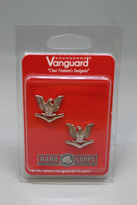 Vanguard Navy Service Collar Device Lapel Pins -E-4 Petty Officer 3rd Class -New