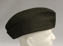 Load image into Gallery viewer, Army Unisex AGSU Garrison Cap - Heritage Green - Poly/Wool - Size: 7 3/4 - New