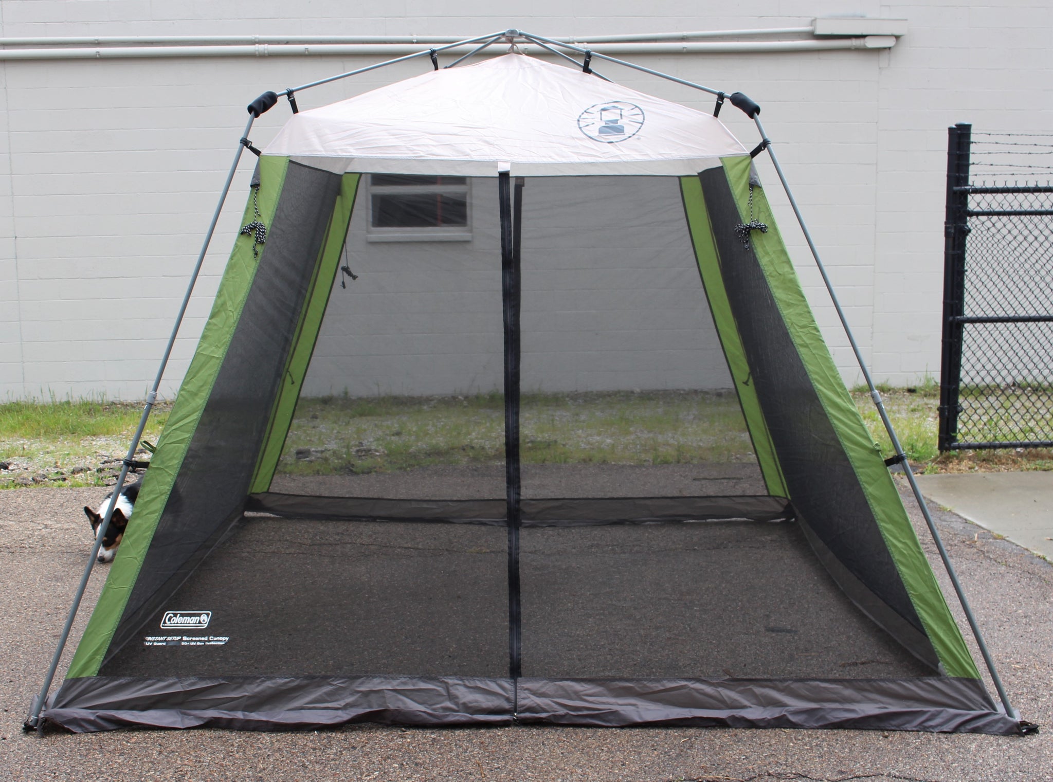 Coleman instant screened canopy clearance