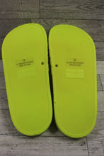 Load image into Gallery viewer, Liliana Magnolia Neoprene Slides Flipflops w/ Rhinestones- Size: 9 - Green - New