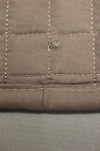 Set of 2 Southshore Linens Quilted Pillow Sham Covers - Gray - King - Used