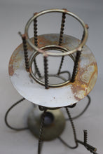 Load image into Gallery viewer, Vintage Round Snowman Taper Candle Holder - 9.5&quot; Tall - Used