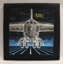 Load image into Gallery viewer, 1986 Blackbird B-52 G/H Strato Fortress Velvet Poster Framed Wall Art - 20x20&quot;