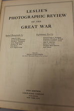Load image into Gallery viewer, Leslie's Photographic Review of the Great War - By Edgar Allen Forbes - Used