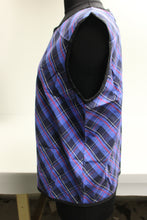 Load image into Gallery viewer, Public School New York Plaid Vest - Blue - Size: 8 - New