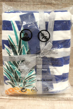 Load image into Gallery viewer, NovForth Microfiber Pineapple Beach Towel - Blue &amp; White - New