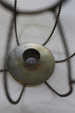 Load image into Gallery viewer, Vintage Round Snowman Taper Candle Holder - 9.5&quot; Tall - Used