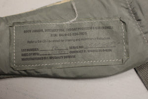 Body Armor ACU Interceptor Throat Protector with Inserts - 8470-01-526-7933 - Used