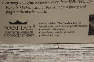 Vintage Paper French Lace Doilies - Set of 12 - 8" Diameter - New