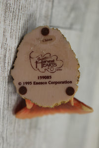 1995 Enesco Sweet Harvest Hearts Figurine - #159085 - Thanksgiving Turkey - Used