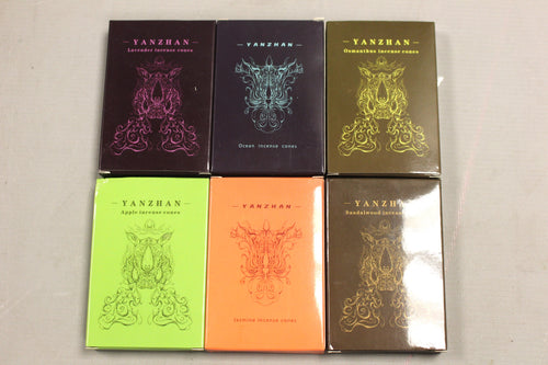 Yanzhan Incense Cones Pack - Various Scents - Used