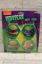 Load image into Gallery viewer, Vintage Teenage Mutant Ninja Turtles Mini Note Pads - Set of 16 - New