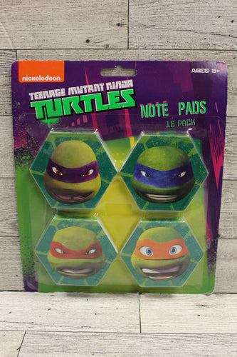 Vintage Teenage Mutant Ninja Turtles Mini Note Pads - Set of 16 - New
