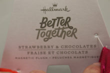 Load image into Gallery viewer, Hallmark Better Together Strawberry &amp; Chocolates Magnetic Plush Animals - New