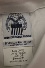 Load image into Gallery viewer, US Army Woman&#39;s White Long Sleeve Tuck In Dress Shirt - Size: 14R - New