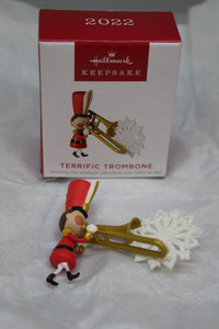 Hallmark Keepsake Ornament Terrific Trombone - New