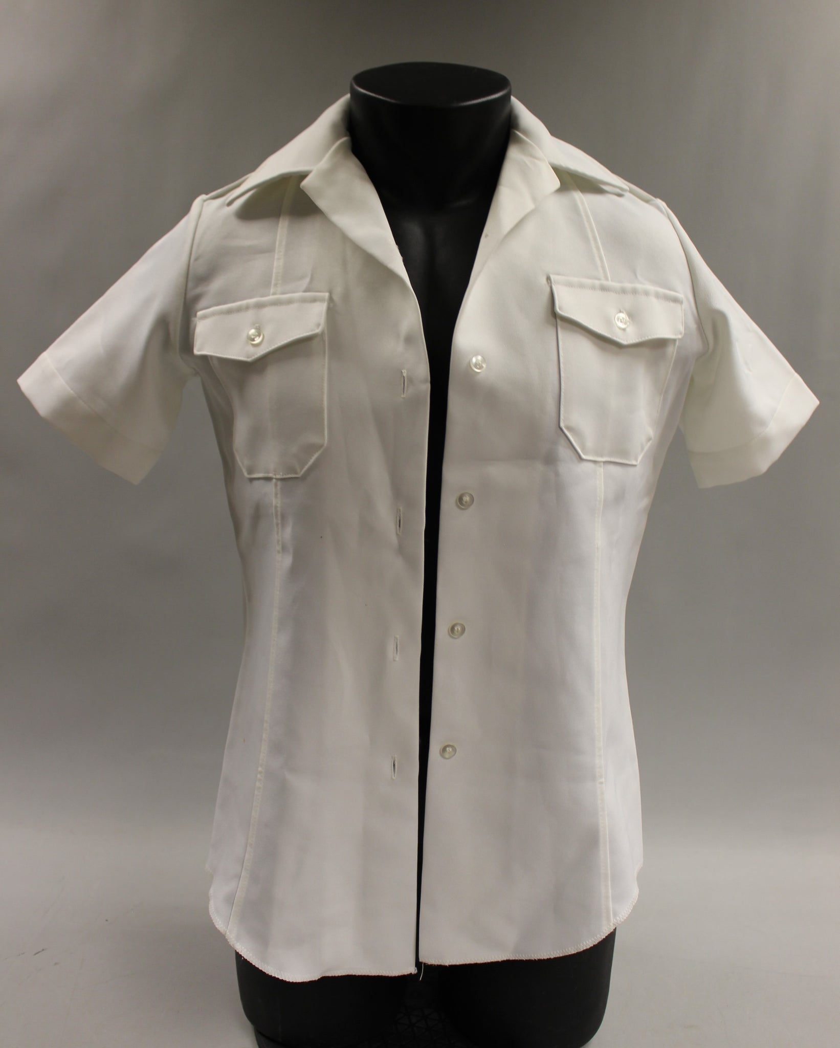 US Navy Women's Short Sleeve White Dress Shirt -Size: 32 -8410-01-152- – Military Steals and Surplus US Navy Women's Short Sleeve White Dress Shirt -Size: 32 -8410-01-152- – Military Steals and Surplus