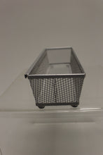 Load image into Gallery viewer, Set of 3 Rubbermaid Interlocking Silver Mesh Organizers - 9" x 3" - Used