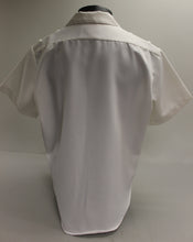 Load image into Gallery viewer, US Navy Creighton Short Sleeve White Button Up Dress Shirt - Size: 17-17.5 XL