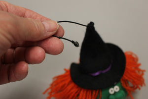 1986 Hallmark Halloween Boo Buddie Witch Plush - Used