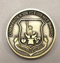 Load image into Gallery viewer, Commander's Excellence Award Challenge Coin - 48th Support Group - Used