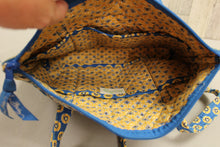 Load image into Gallery viewer, Vera Bradley Riviera Blue Medium Shoulder Bag - Used