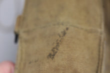 Load image into Gallery viewer, WWI US Army M1917 SBR Gas Mask Carry Bag with Name - Used