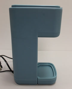 Bella Single Serve Coffee Maker - H70016 - K Cup & Ground Compatible Blue - Used