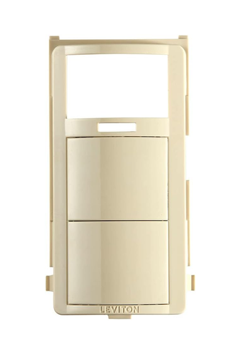 Leviton Combination Sensor Motion & Humidity Sensor Faceplate - Ivory - DHDKT-1