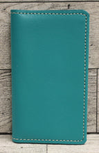 Load image into Gallery viewer, Baekgaard Slim Leather Business Card Case Holder - Teal - Used