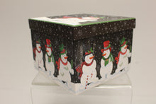 Load image into Gallery viewer, Lindy Bowman Snowman Christmas Gift Box - 7-1/4" x 5-1/2" - New