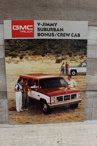 Vintage V-Jimmy Suburban Brochure Catalog -Used