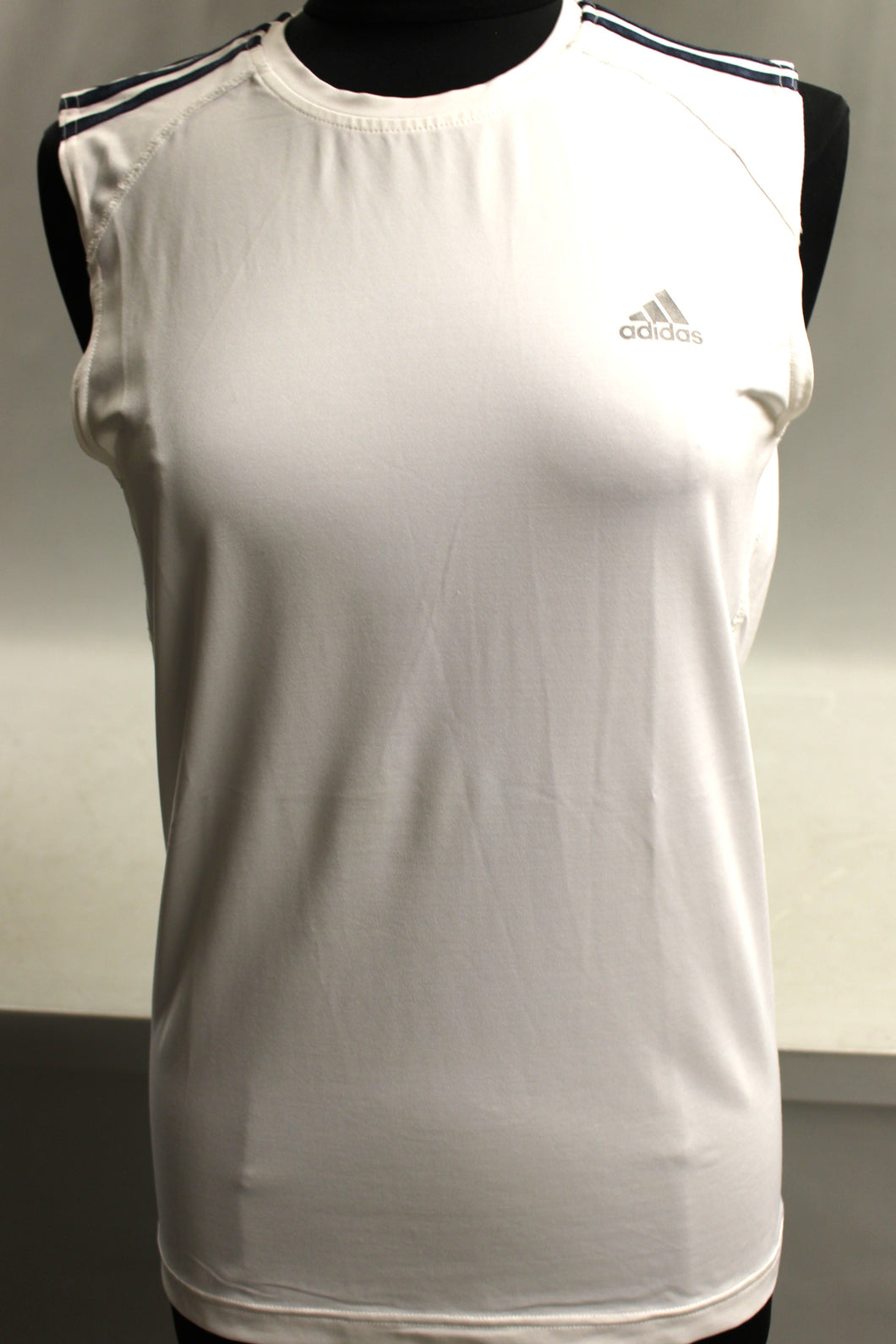 Adidas Climalite Sleeveless T-Shirt - Small - White - Used