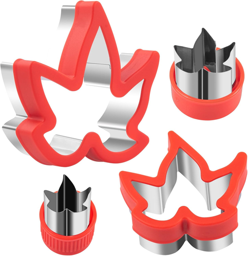 ETERSION Maple Leaf Fall Cookie Cutters - 4 Pieces - 4 Sizes 1